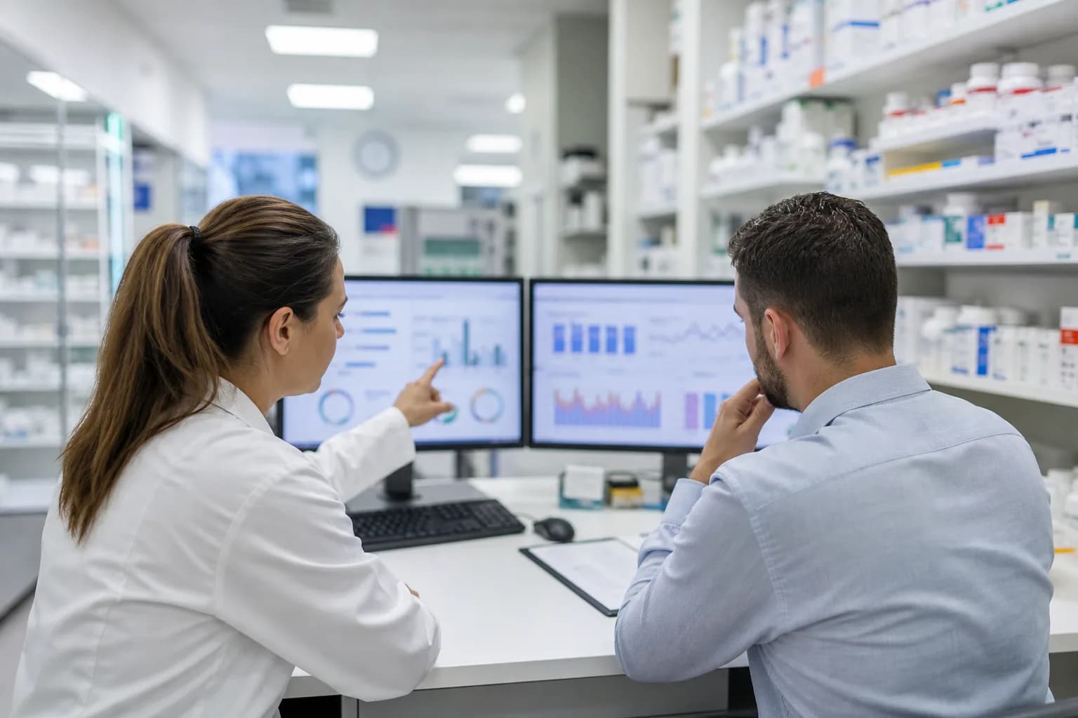 Analysts combining hospital demand data sources
