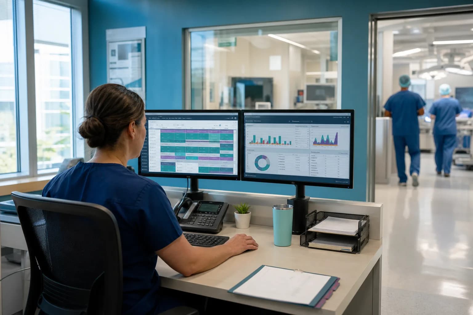 Secure role-based hospital reporting portal