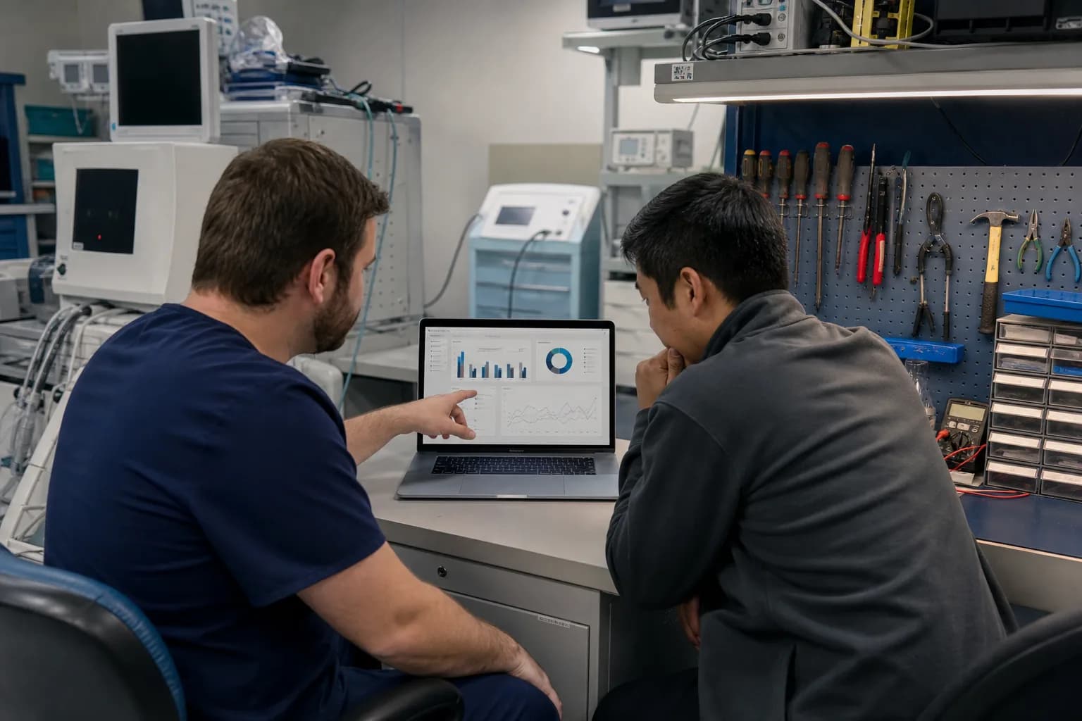 Shared master data definitions agreed across hospital branches