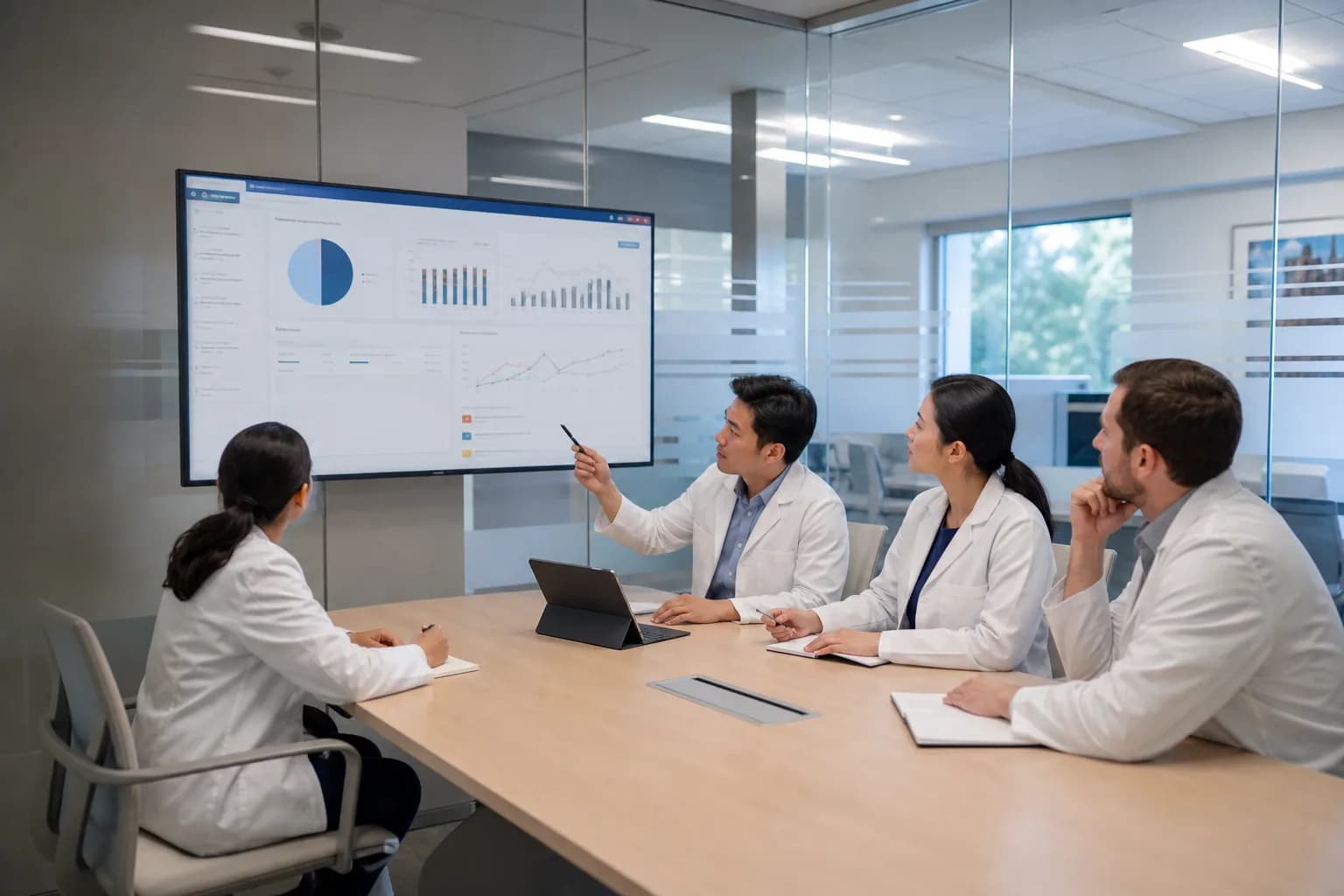 Analytics rollout phases sequenced around management decisions