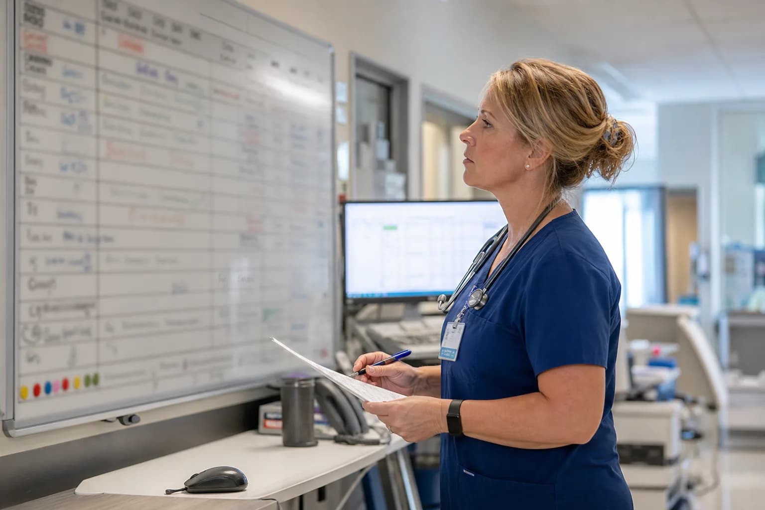 Single ICU capacity view showing staffed, reserved, and cleaning states