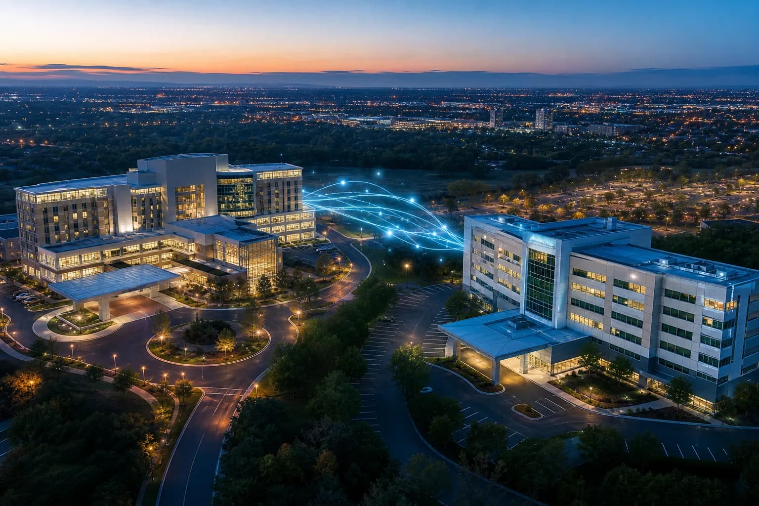 Multi-location hospital network growing with a shared digital EHR foundation