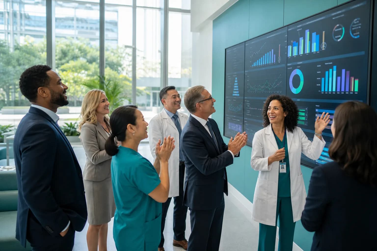 Leadership team aligned around EHR analytics as the foundation of hospital success
