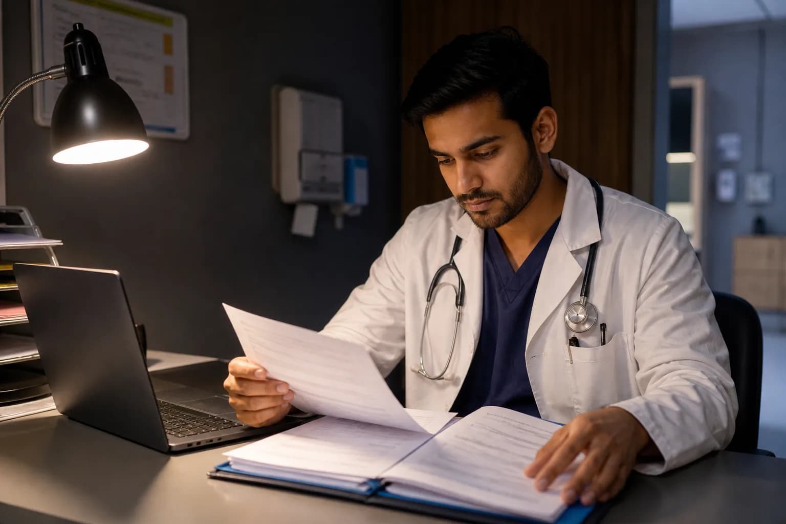 Hospital safety dashboard analyzing early-warning alert burden