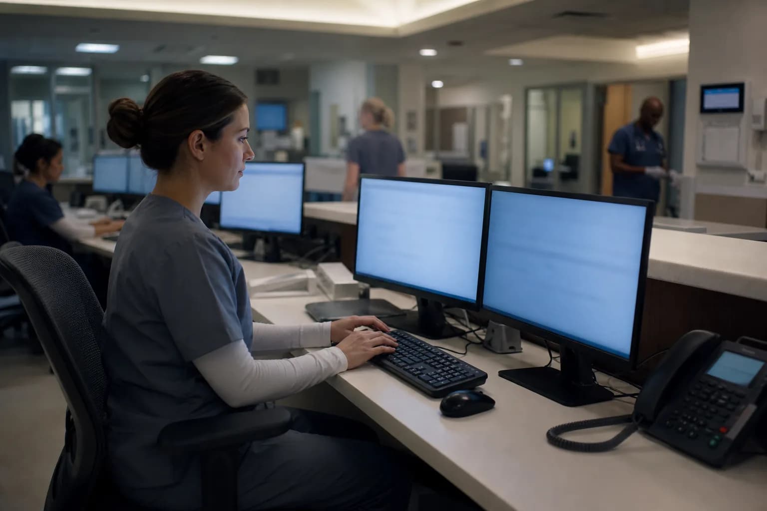 Structured EHR business case separating costs, returns, and unquantified benefits
