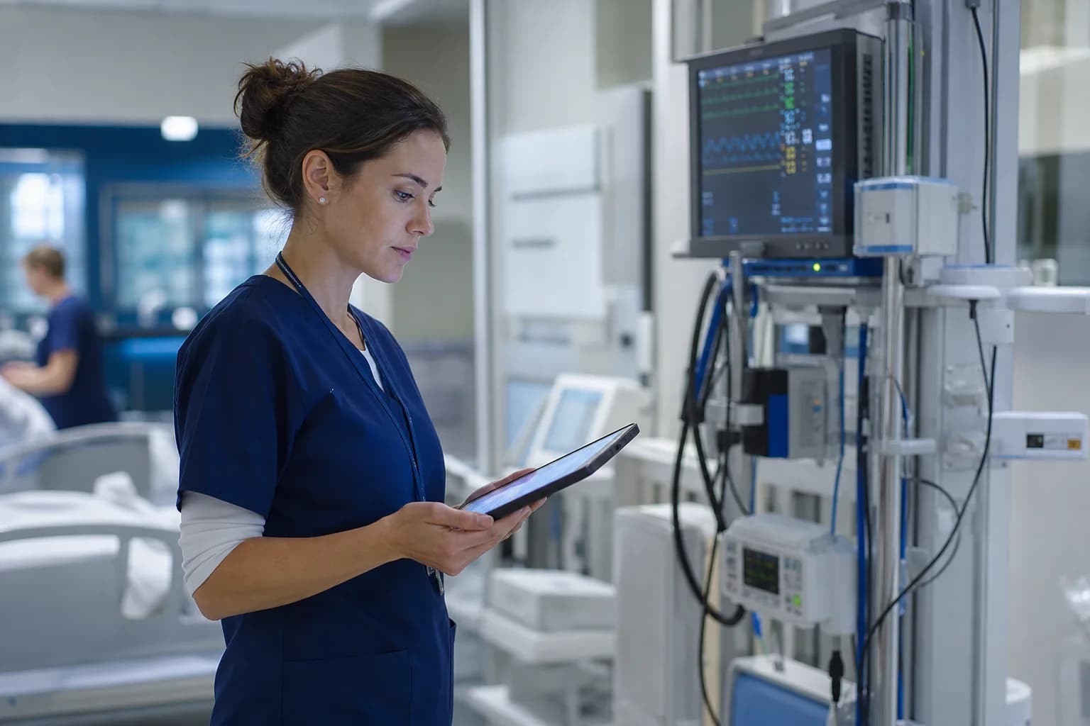 Read-only legacy archive accessed alongside a live hospital EHR