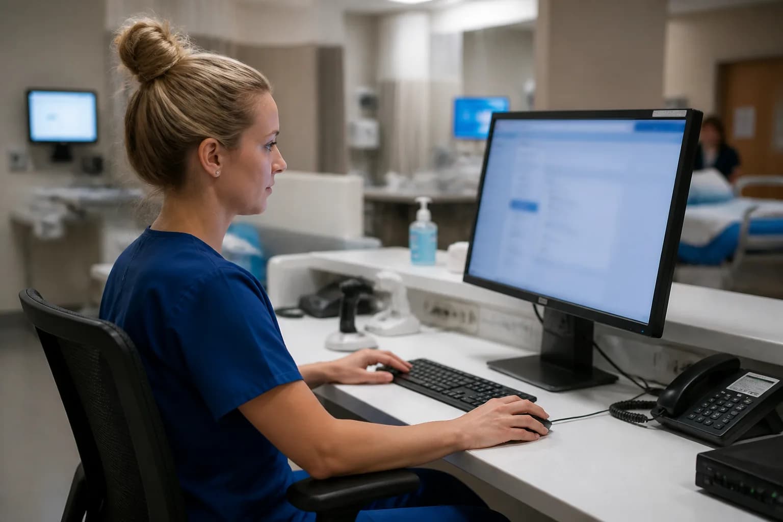 Documentation timeliness measured by specialty and shift