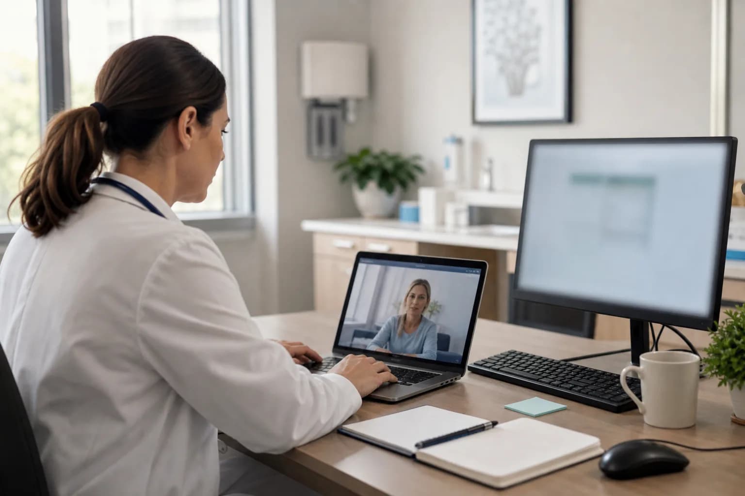 Back-entry reconciliation after EHR recovery, matching paper records to electronic charts