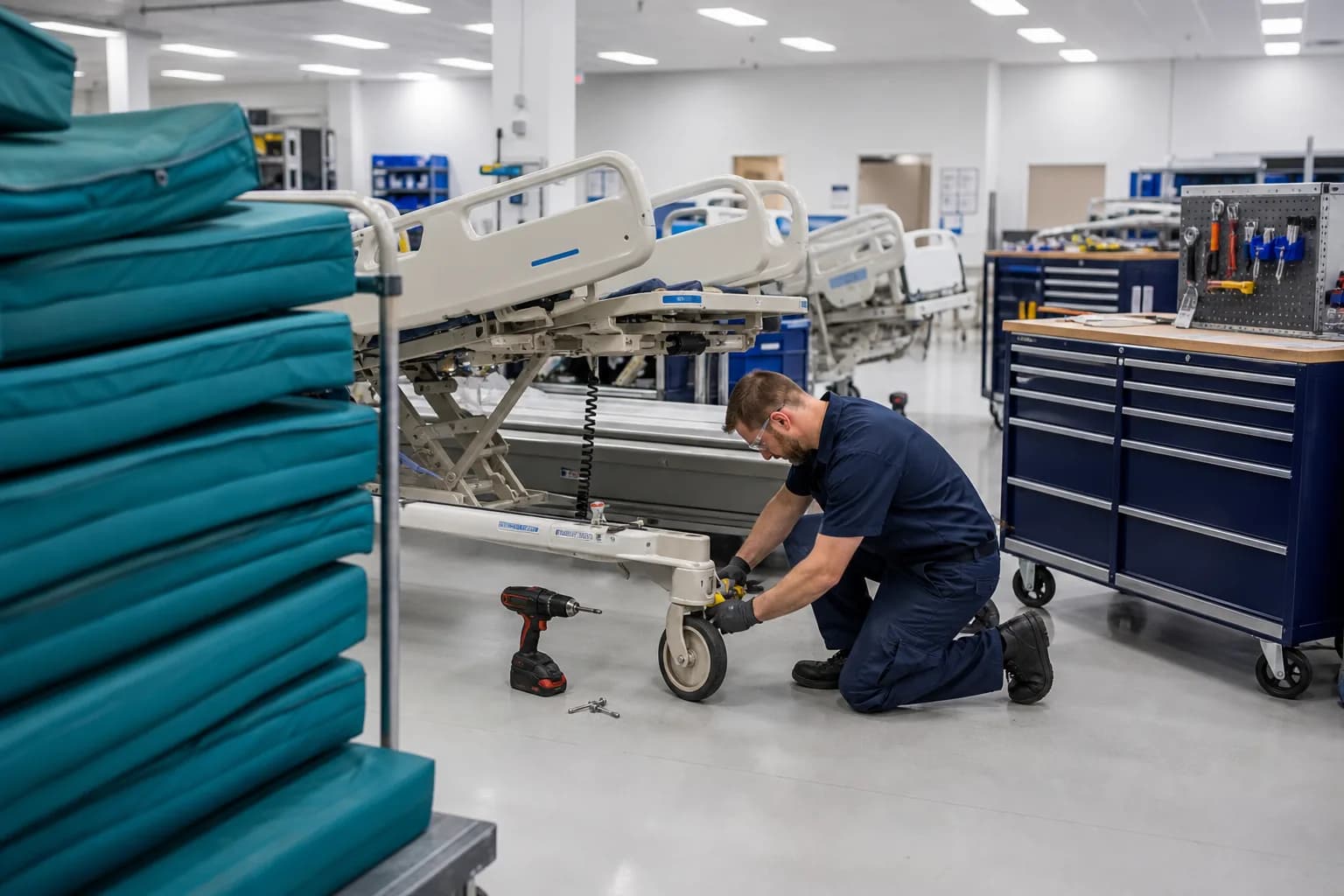 Clinical effluent streams with pathogen load, pharmaceutical residues and disinfectants entering a treatment plant