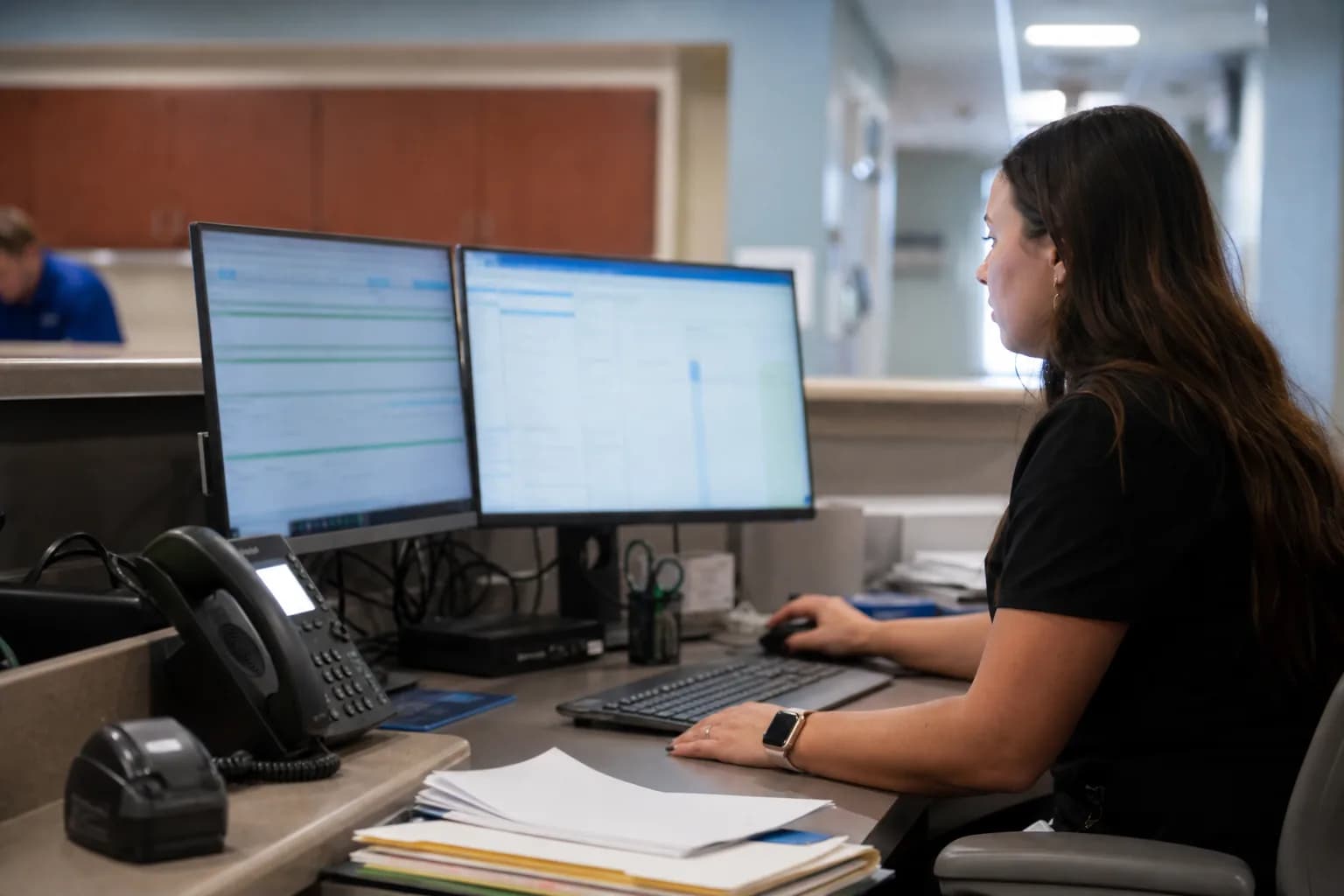 Hospital finance team baselining current billing process costs
