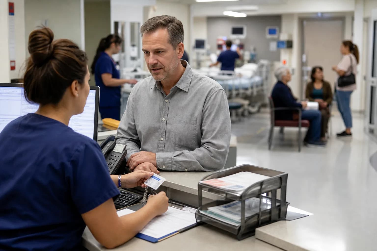 Mapping queues and bottlenecks across hospital finance workflows