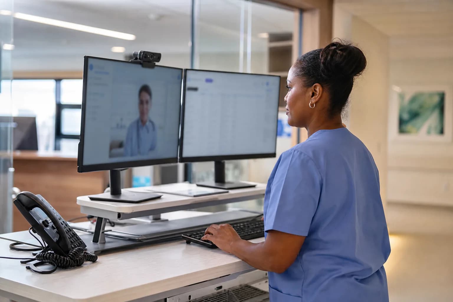 Weekly review meeting comparing scheme claim aging against overall hospital receivables