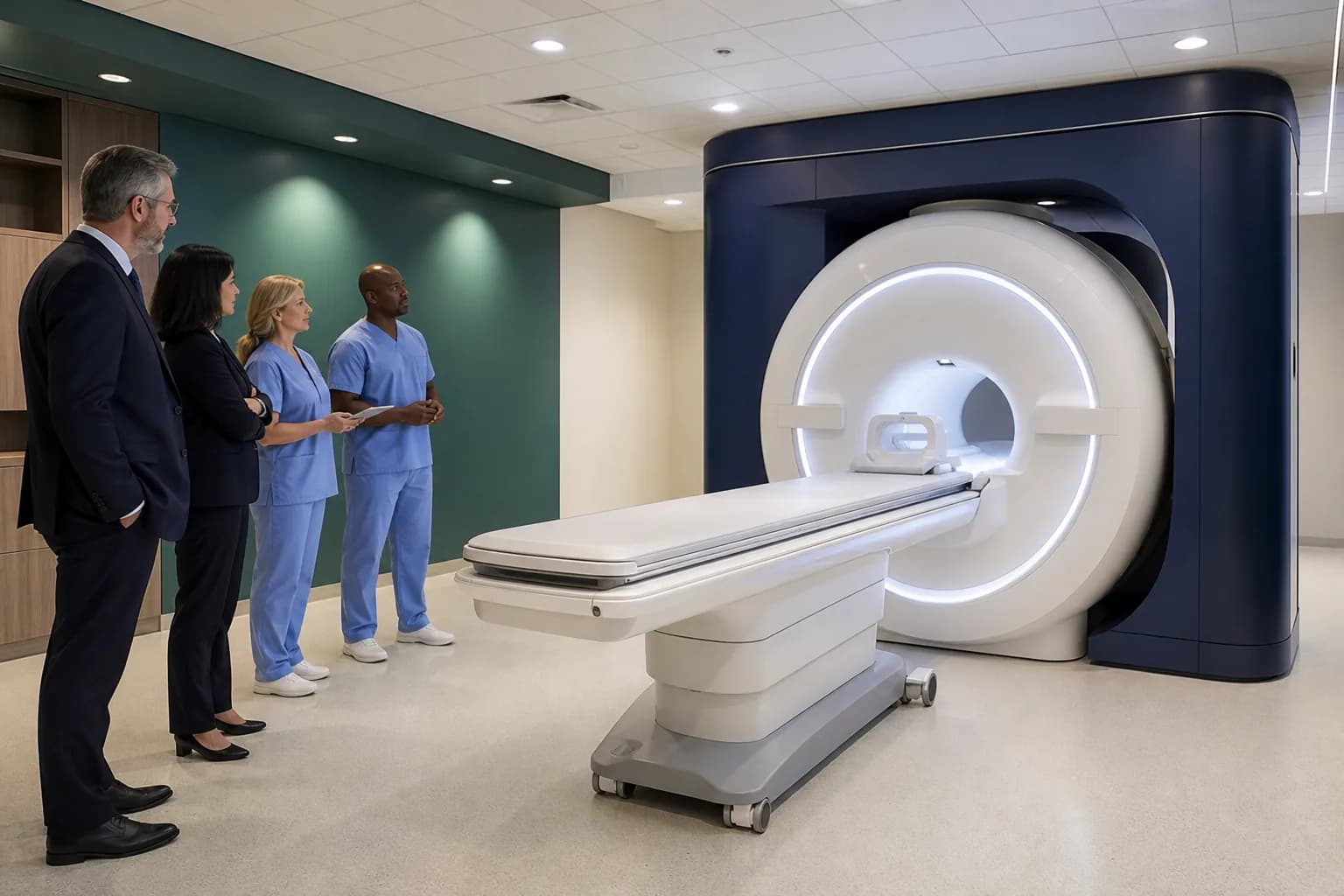Hospital advertisement annotated with the claims a self-regulatory body would question