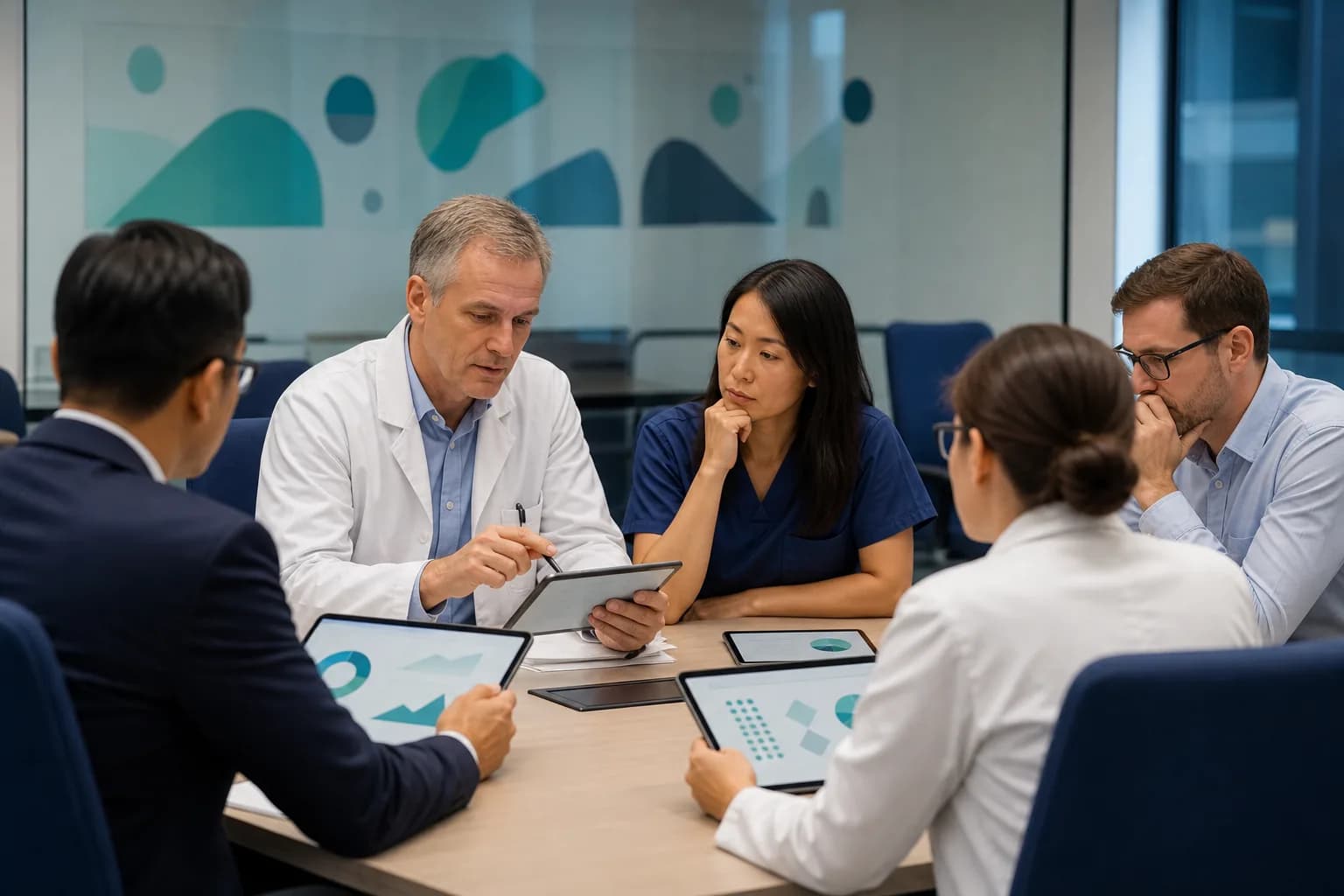 Phased segmentation schedule staged around outpatient, theatre and dialysis workload