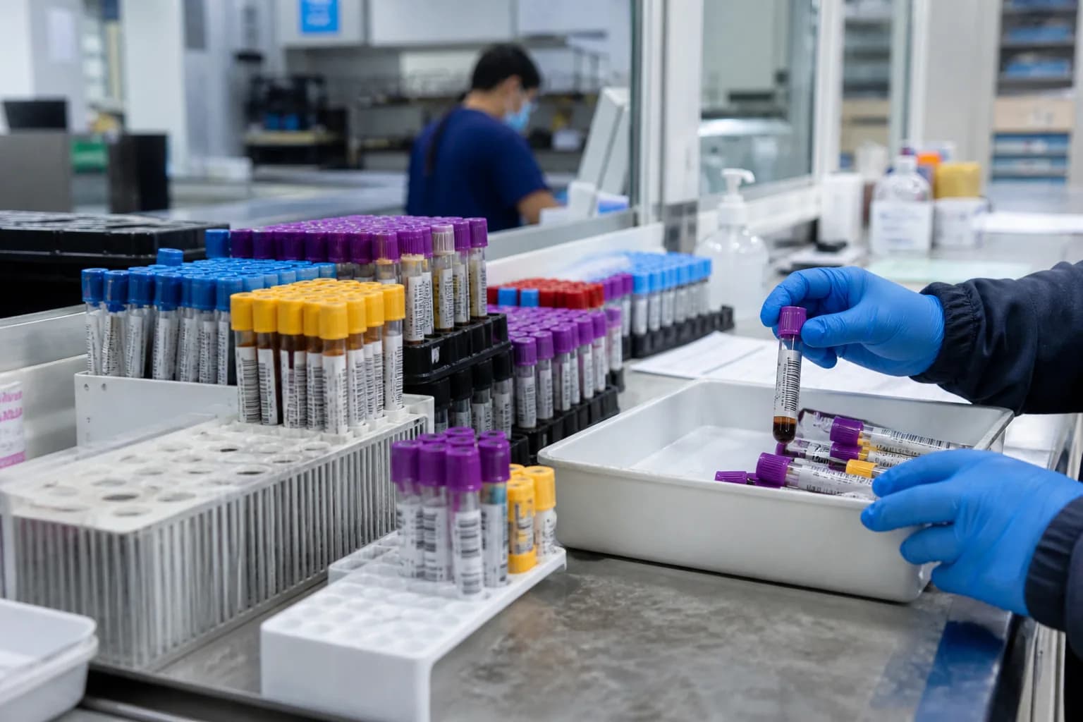Laboratory status events automatically controlling provisional and final charges