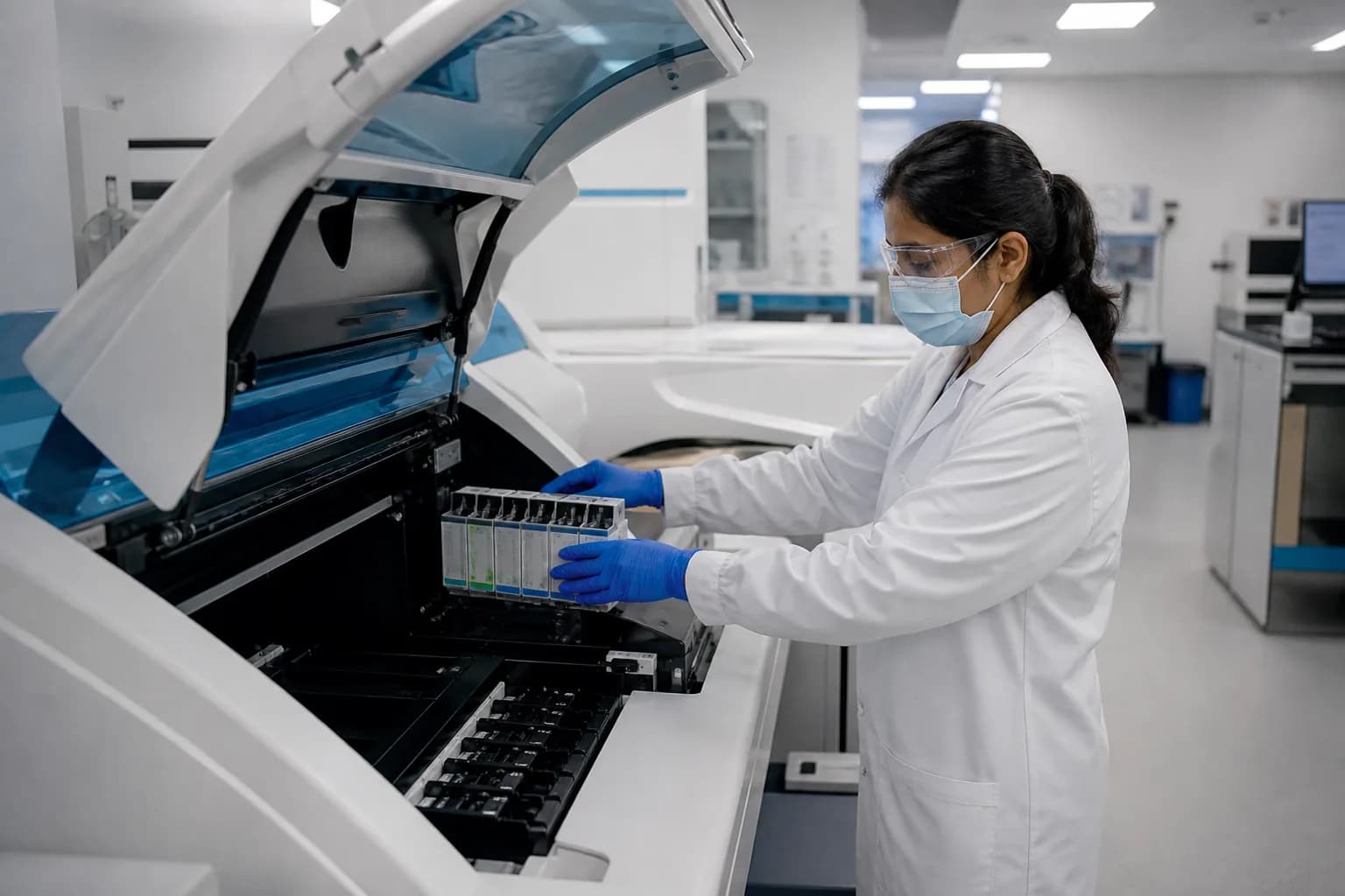 Observed specimen journey compared against the documented laboratory procedure