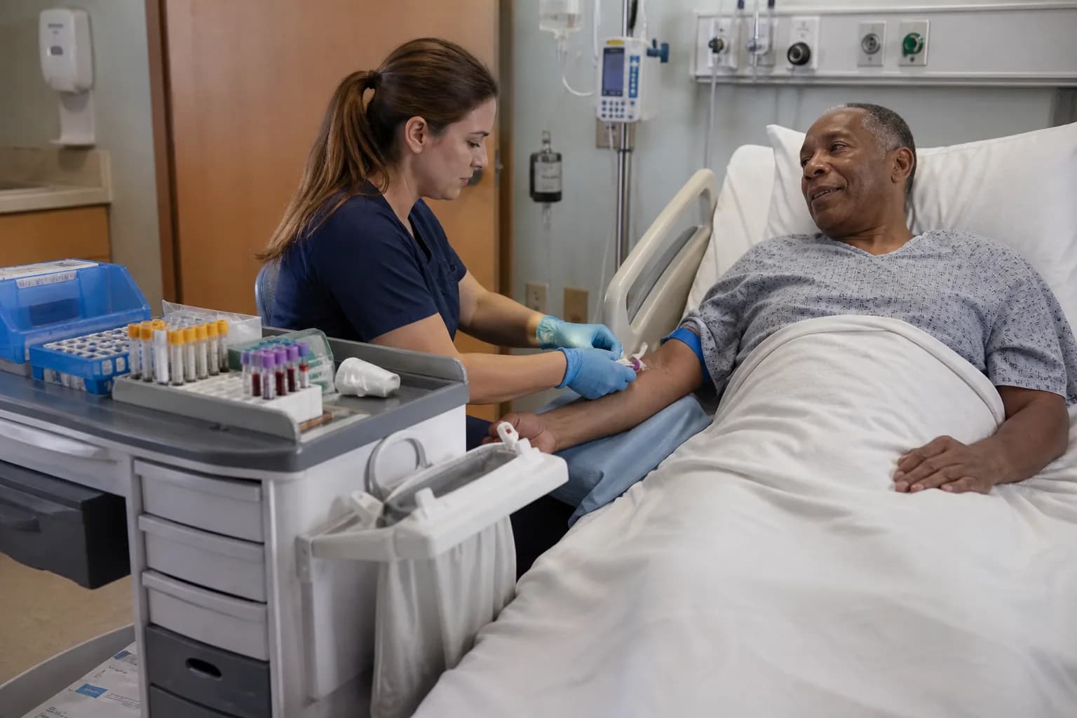 Integration engineer tracing an HL7 order and result flow between RIS, PACS, and the hospital EHR