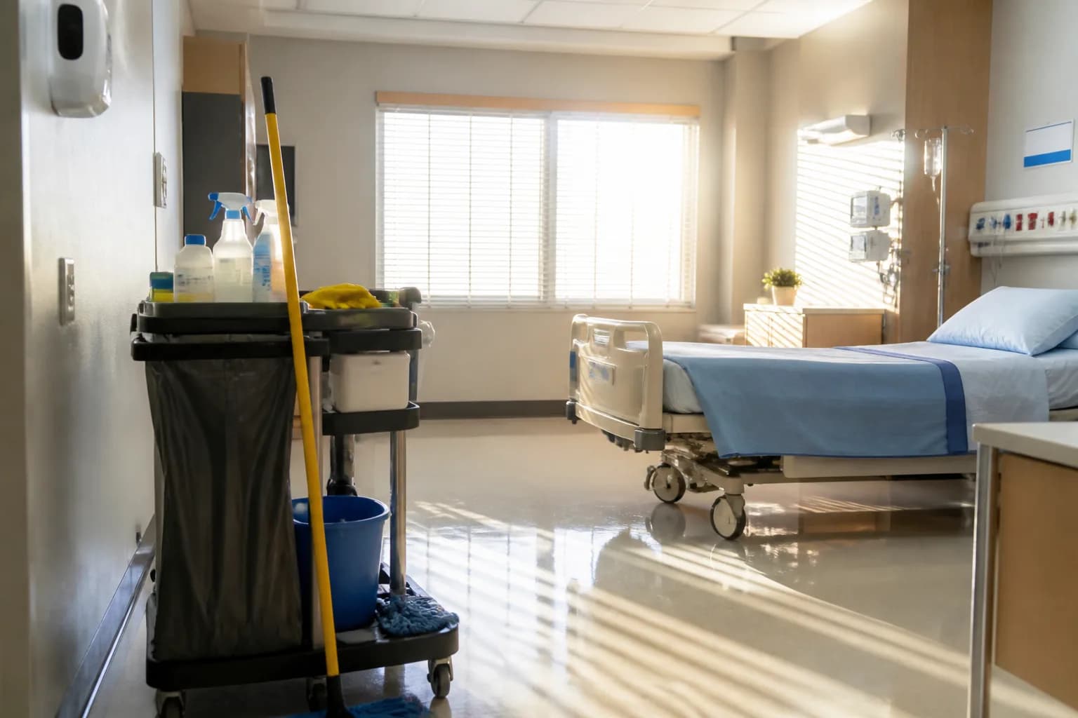 Role-based access matrix across hospital branches and departments
