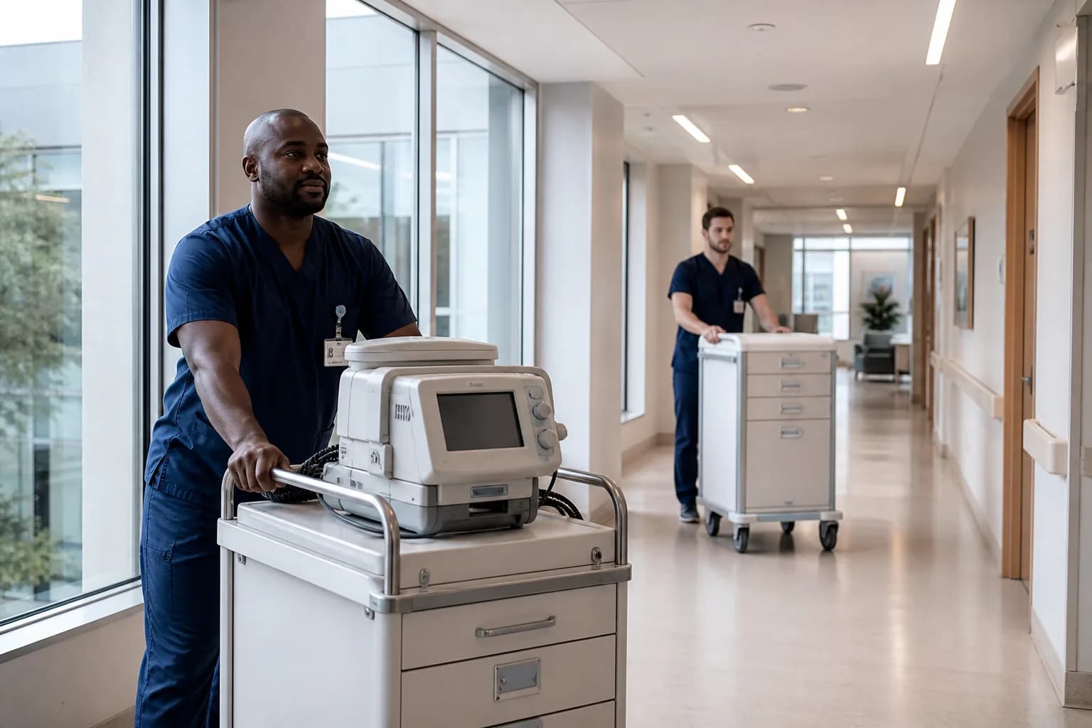 Theatre scheduling, sterile services, and biomedical equipment integration points