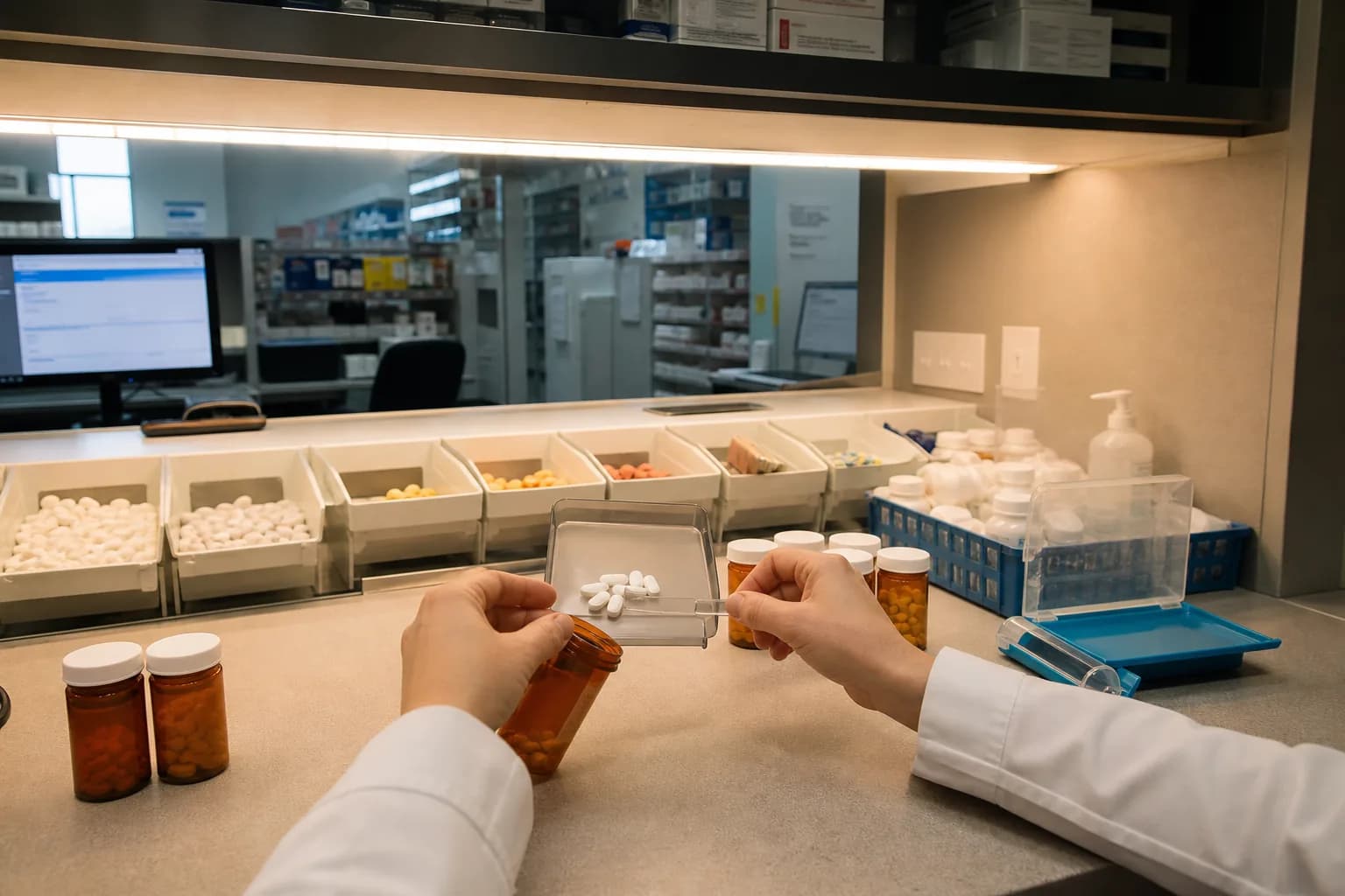 Comparison of prescription PDF and structured EHR data