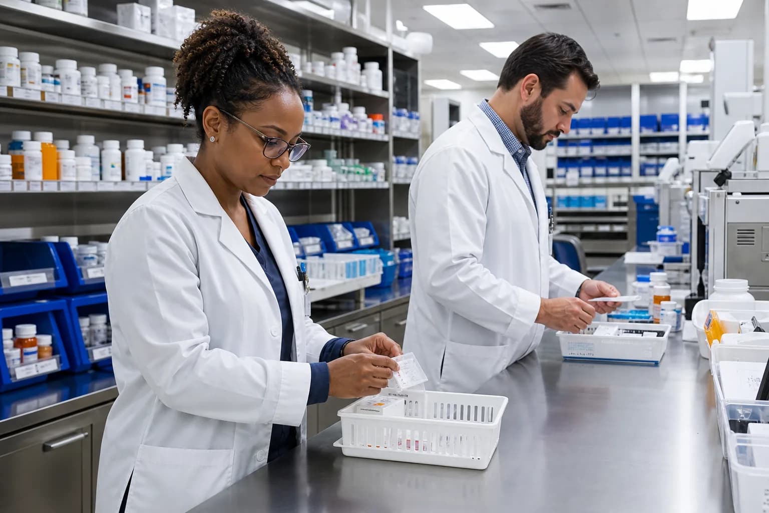 Connected pharmacy POS, inventory, and purchase order workflow in HealUDoc
