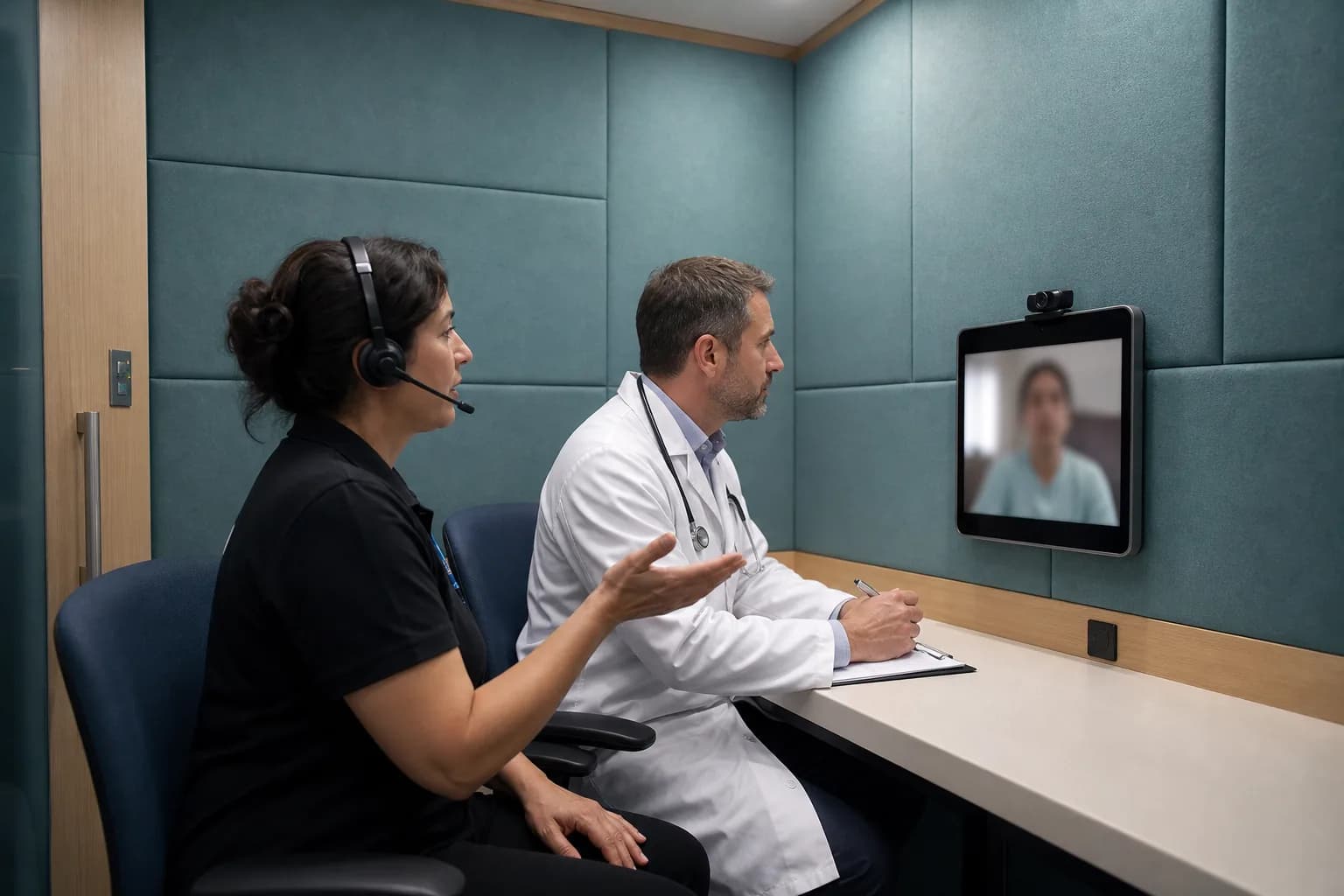 Monthly remote monitoring subscription plan compared against the cost of an in-person visit
