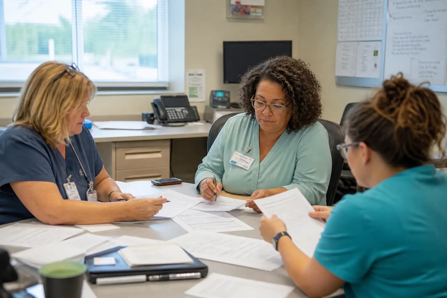Approved attendance converted into payable hospital work time