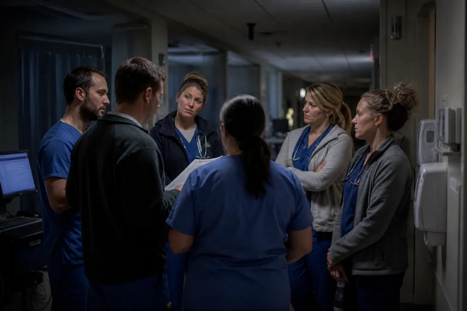 Coverage analysis showing how each staffing gap was filled by source
