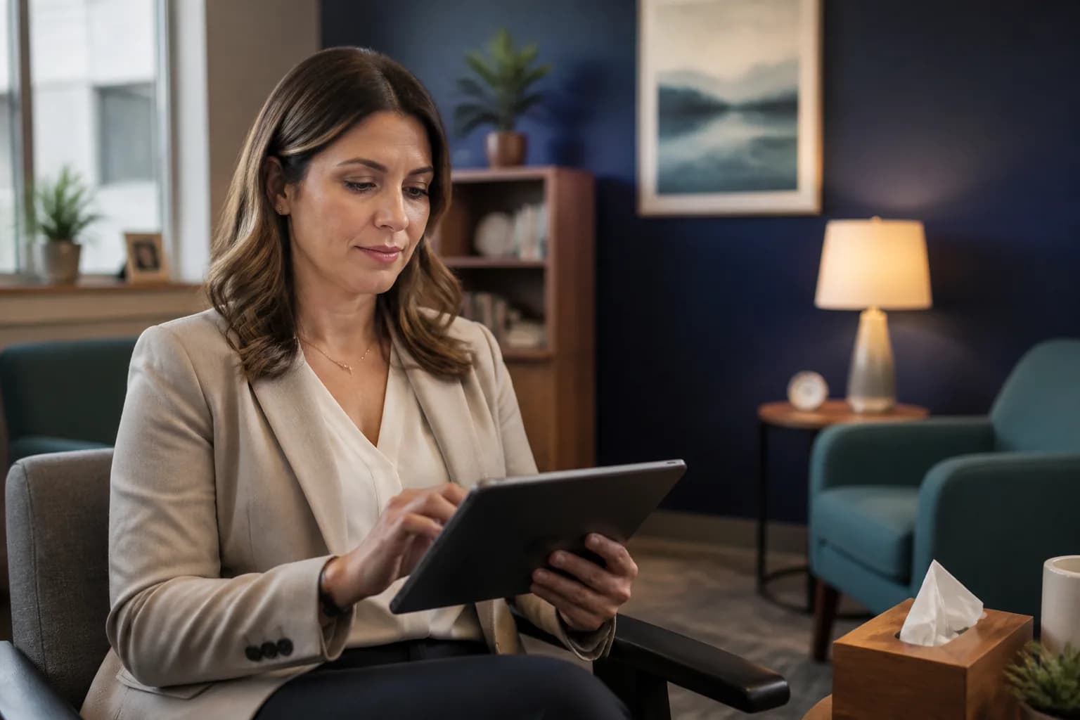Transactional, navigational and clinical functions distinguished within a single messaging front door product