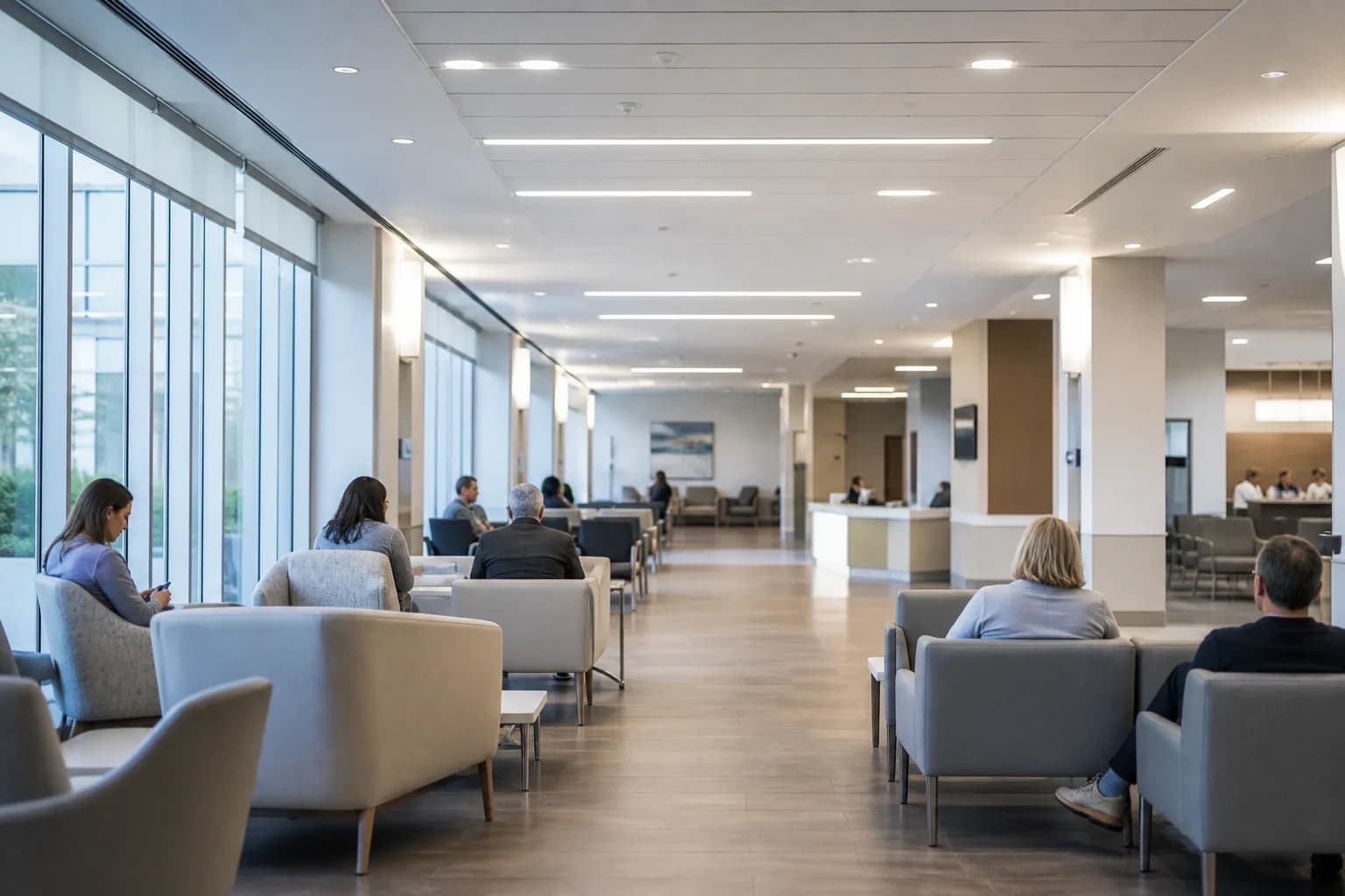 Connected patient flow from OPD consultation to lab pharmacy and billing