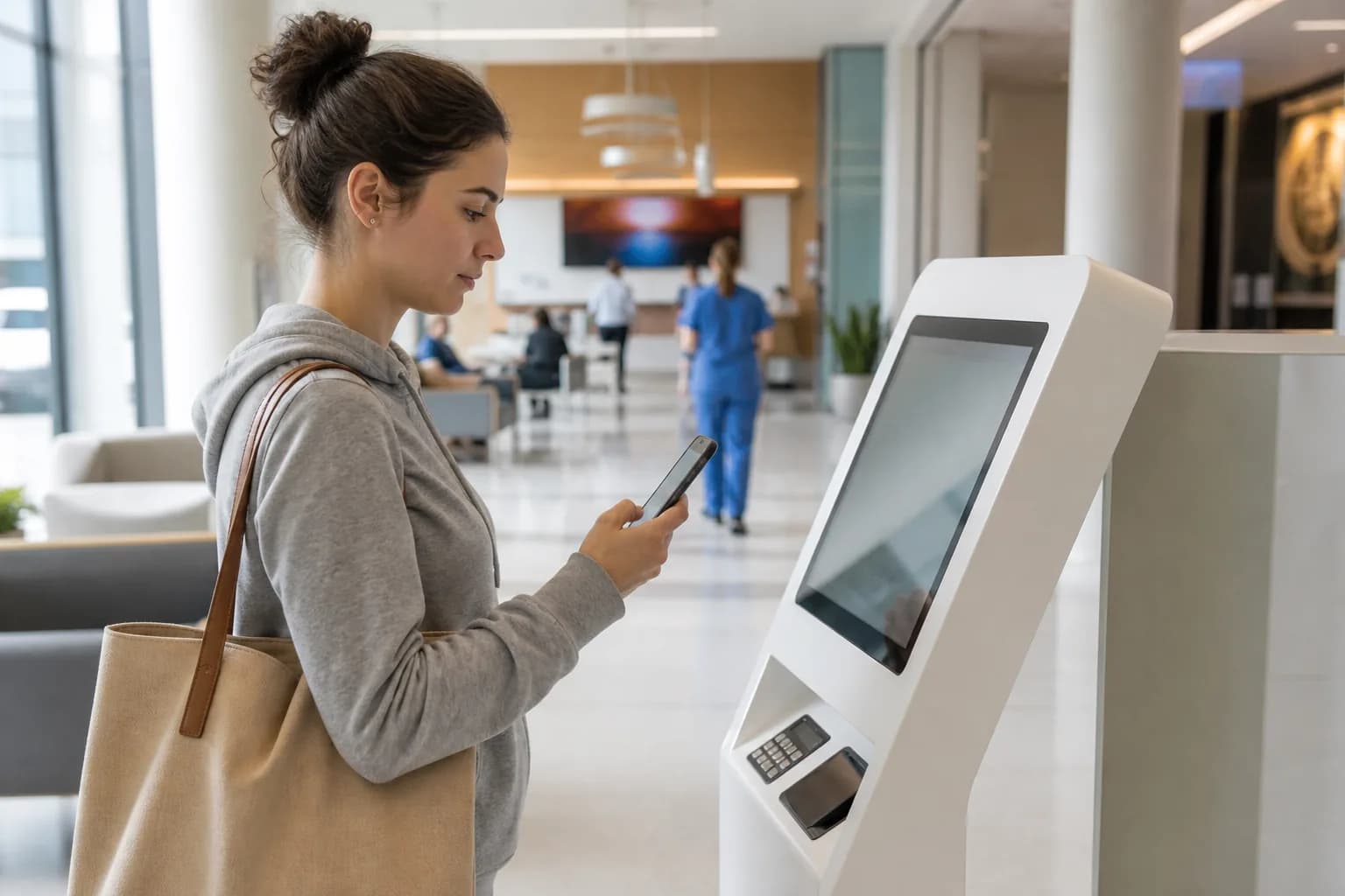 Patient identity matching between scheduling and registration systems