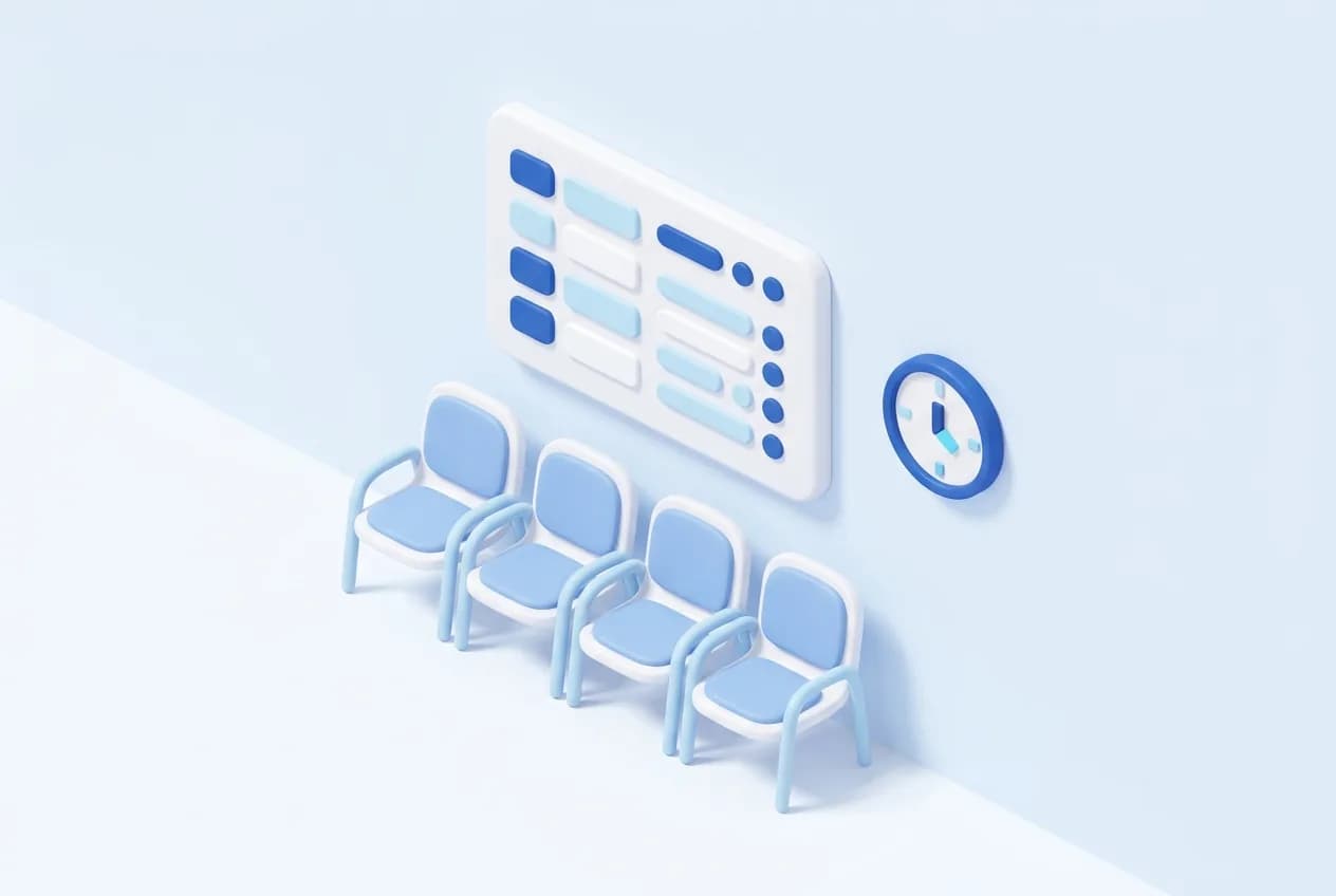Interface map connecting appointments to registration billing and clinical records