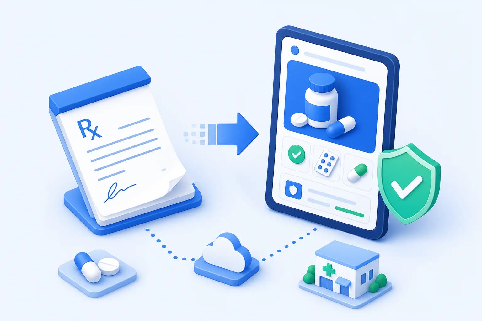 EHR assembling a discharge summary during an inpatient stay