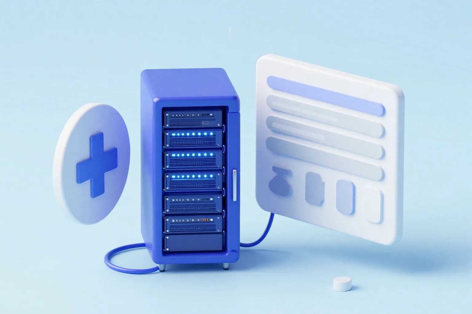 Decision matrix weighing connectivity, capital, growth and staffing for hospital hosting choice