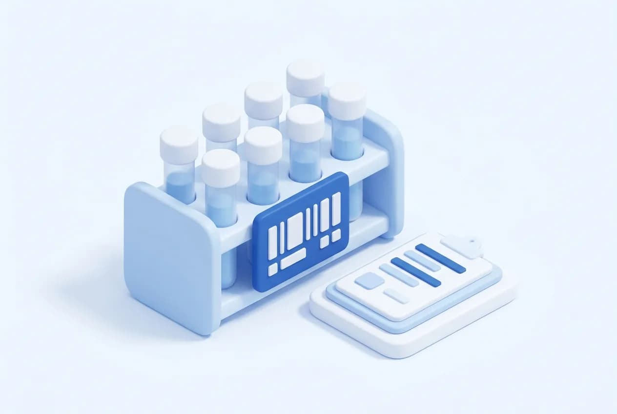 Source-of-truth table assigning ownership of laboratory data across systems