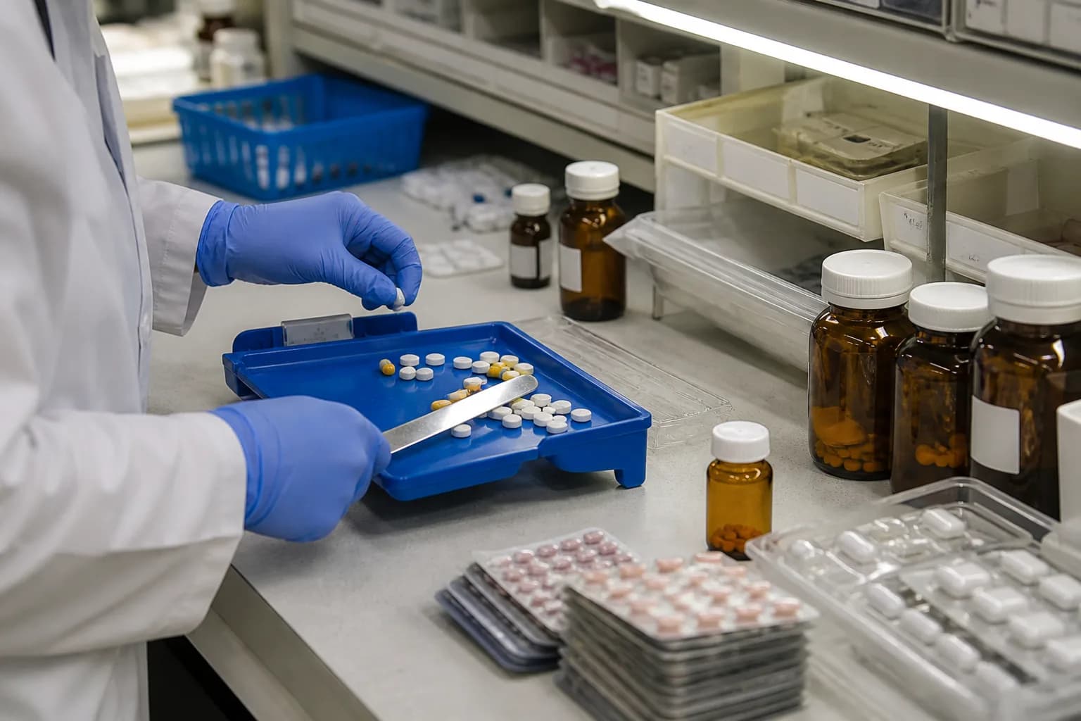 Multi-branch hospital pharmacy facing medicine availability gaps