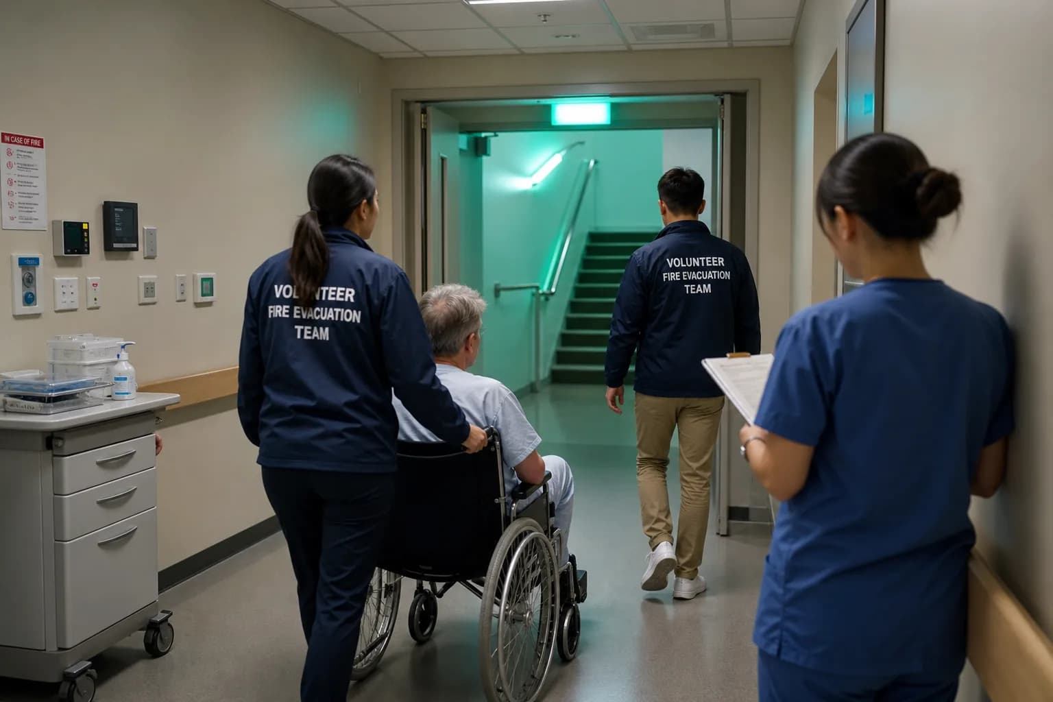 Two trained observers independently recording the same care sequence to test inter-observer agreement